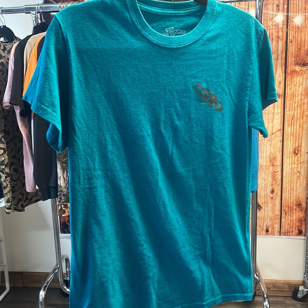 Farm Raised tee with horse on back